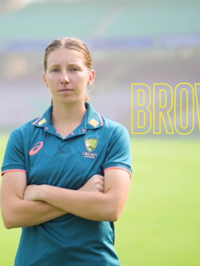 Logo of Get to know the irresistibly quick Darcie Brown | 100% Cricket Superstars