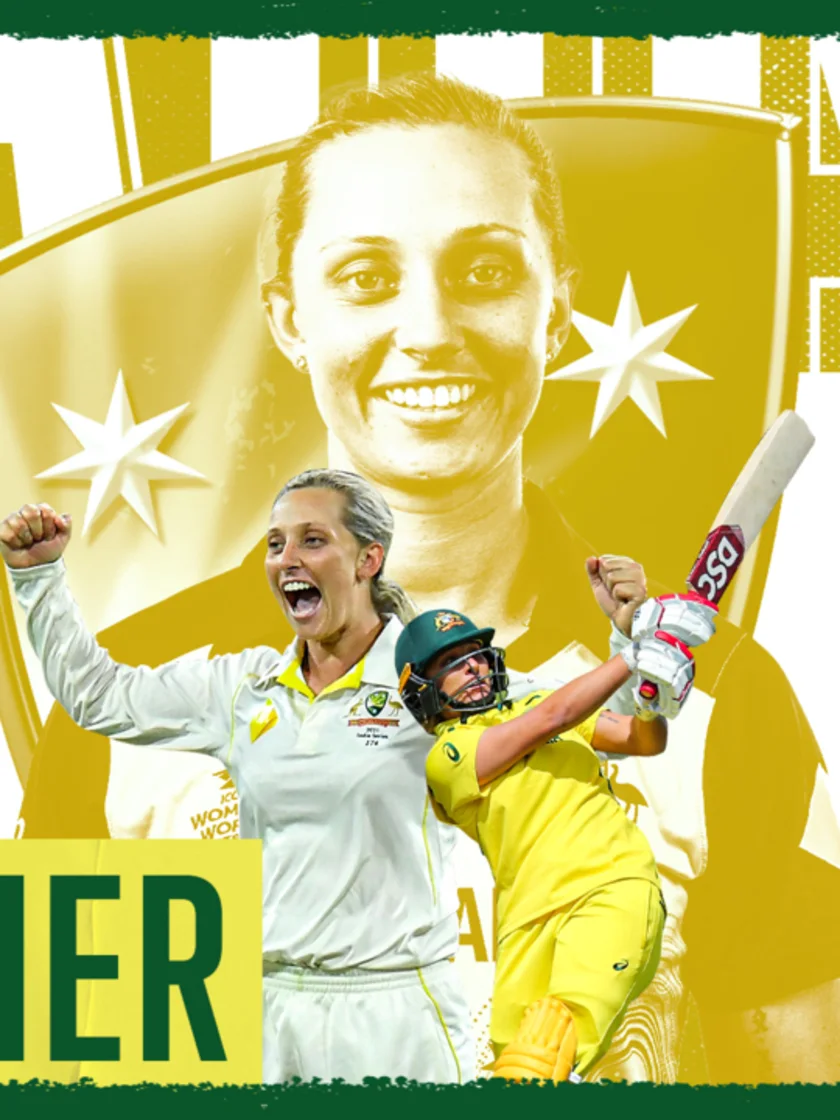Logo of Ashleigh Gardner | Australia's all-rounder extraordinaire | 100% Cricket