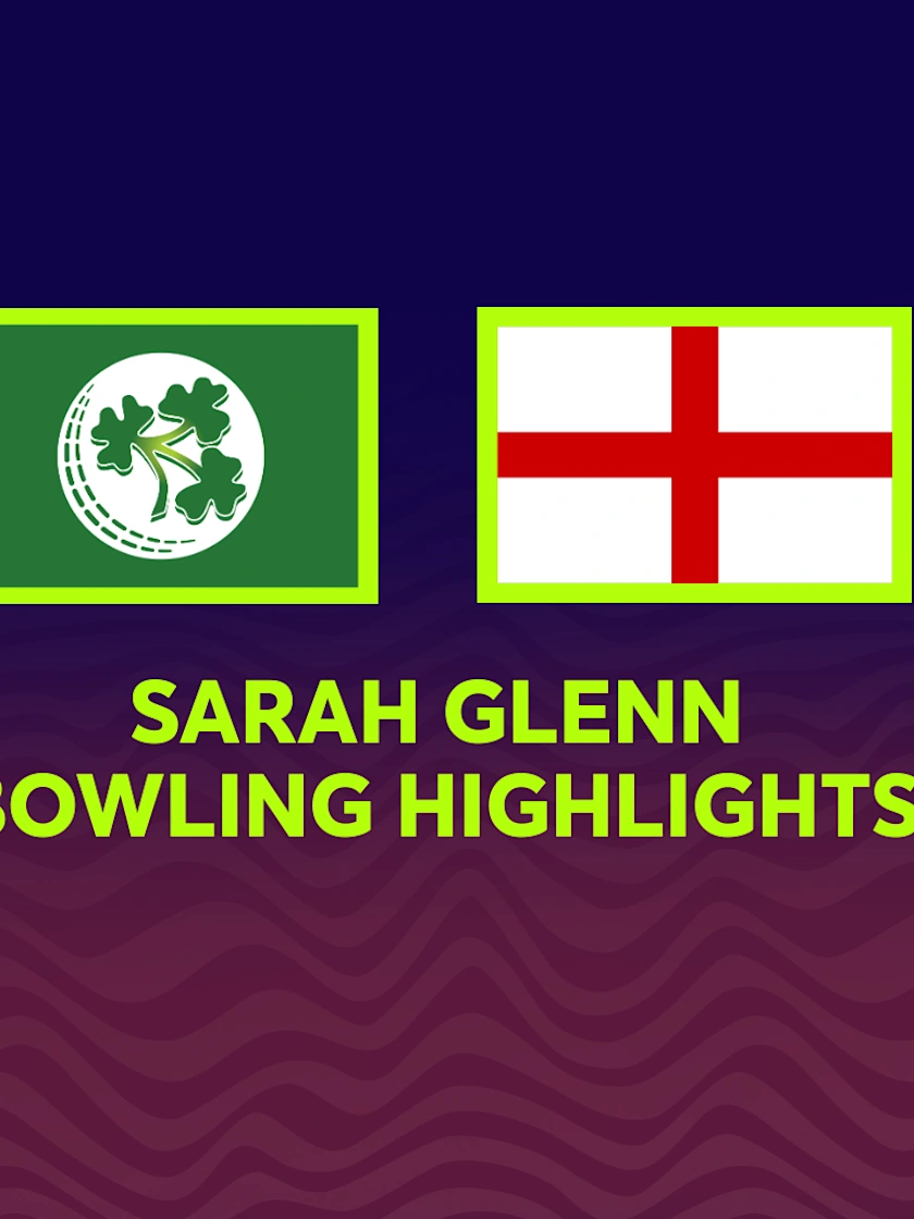 Logo of Sarah Glenn stars with ball for England | Women's T20WC 2023