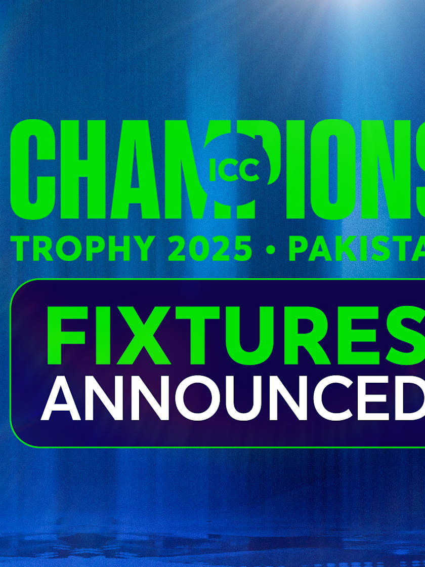 Official fixtures announced for ICC Men's Champions Trophy 2025